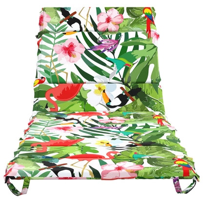 vidaXL Sunlounger Cushion GEMERT 100% Polyester Multicolour