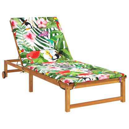 vidaXL Sunlounger Cushion GEMERT 100% Polyester Multicolour