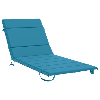 vidaXL Sunlounger Cushion GEMERT 100% Polyester Light Blue
