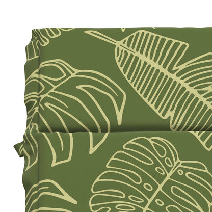 vidaXL Sunlounger Cushion GEMERT 100% Polyester Leaf Design