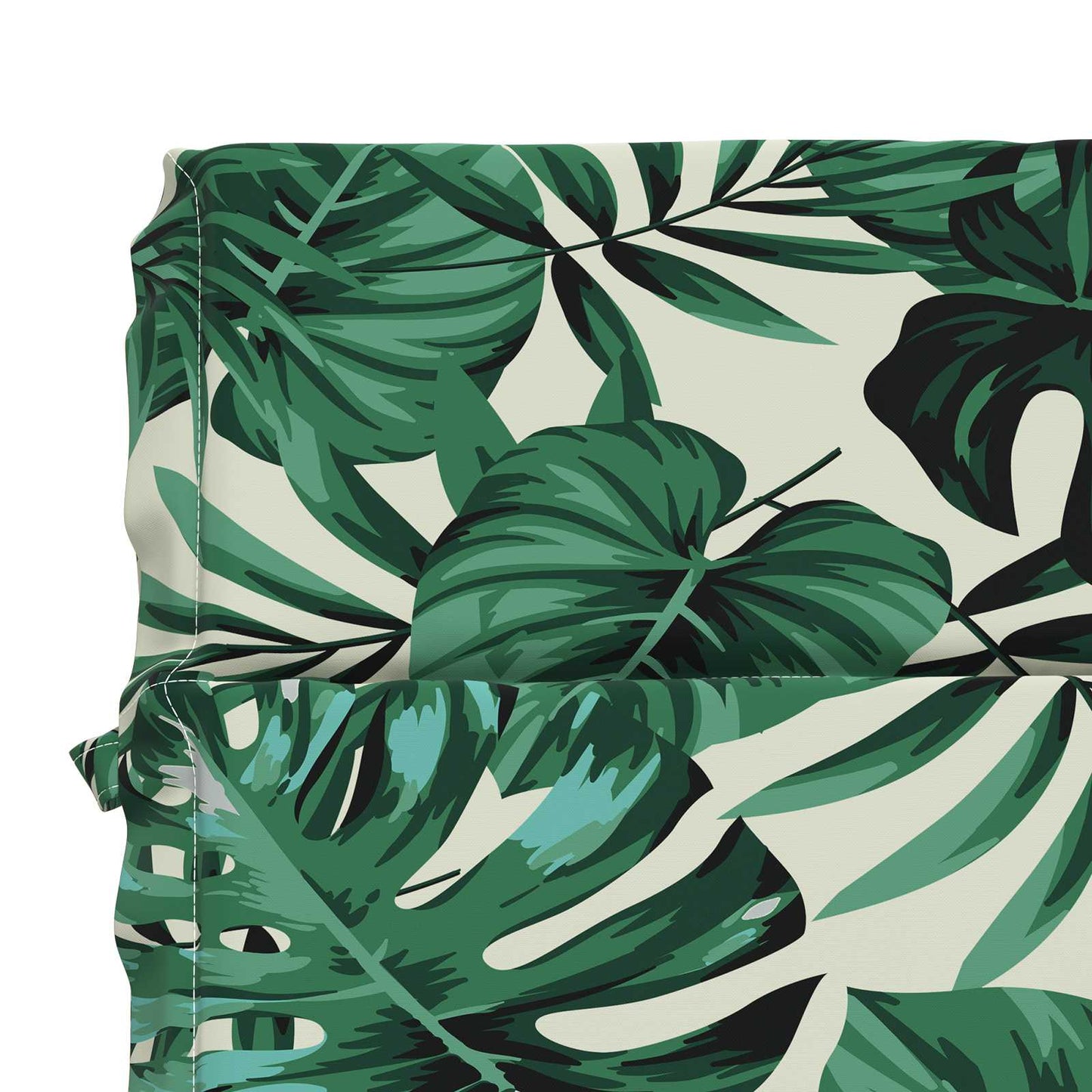 vidaXL Sunlounger Cushion GEMERT 100% Polyester Leaf Pattern