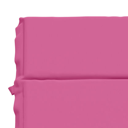 vidaXL Sunlounger Cushion GEMERT 100% Polyester Pink 200 x 80 x 3 cm