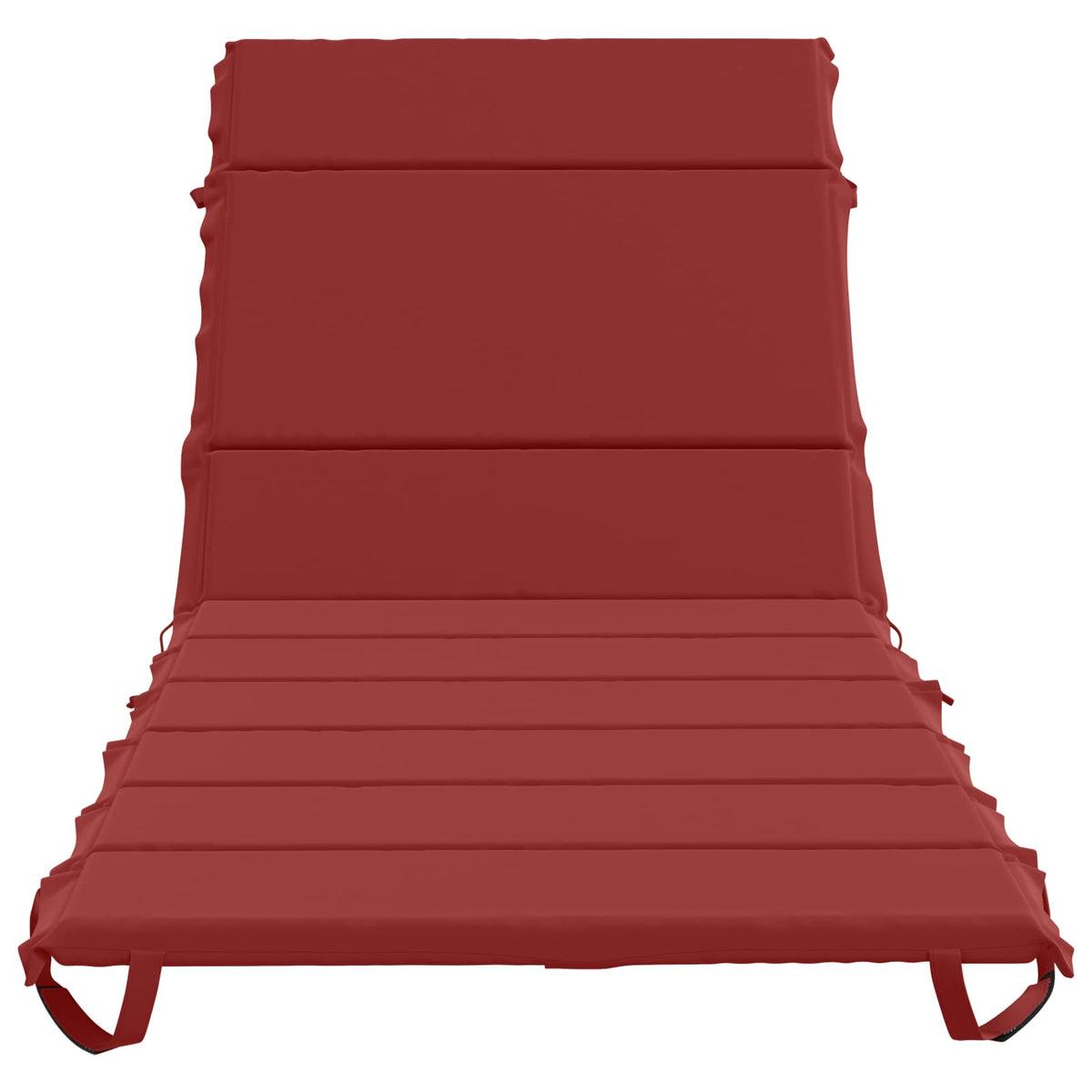 vidaXL Sunlounger Cushion GEMERT 100% Polyester Wine Red