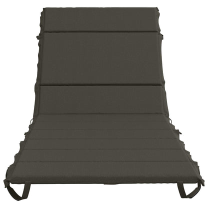 vidaXL Sunlounger Cushion GEMERT 100% Polyester Anthracite
