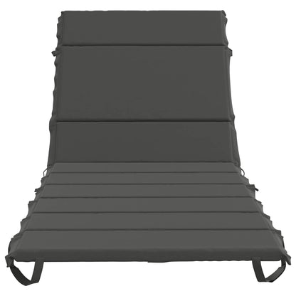vidaXL Sunlounger Cushion GEMERT 100% Polyester Anthracite