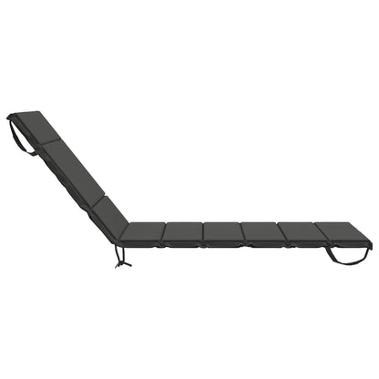 vidaXL Sunlounger Cushion GEMERT 100% Polyester Anthracite