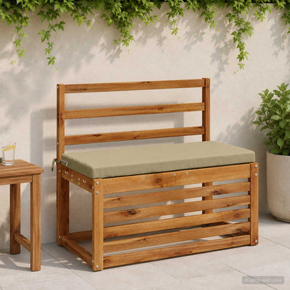 vidaXL Bench Cushion SOEST 100% Polyester Light Green 60 x 40 x 5 cm