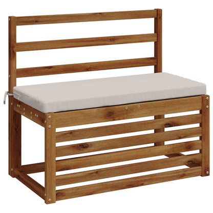 vidaXL Bench Cushion SOEST 100% Polyester White 60 x 40 x 5 cm
