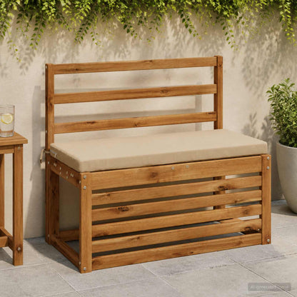 vidaXL Bench Cushion SOEST 100% Polyester Sand 80 x 40 x 5 cm