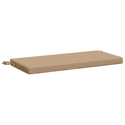 vidaXL 2-Piece Bench Cushions SOEST 2 pcs 100% Polyester Sand