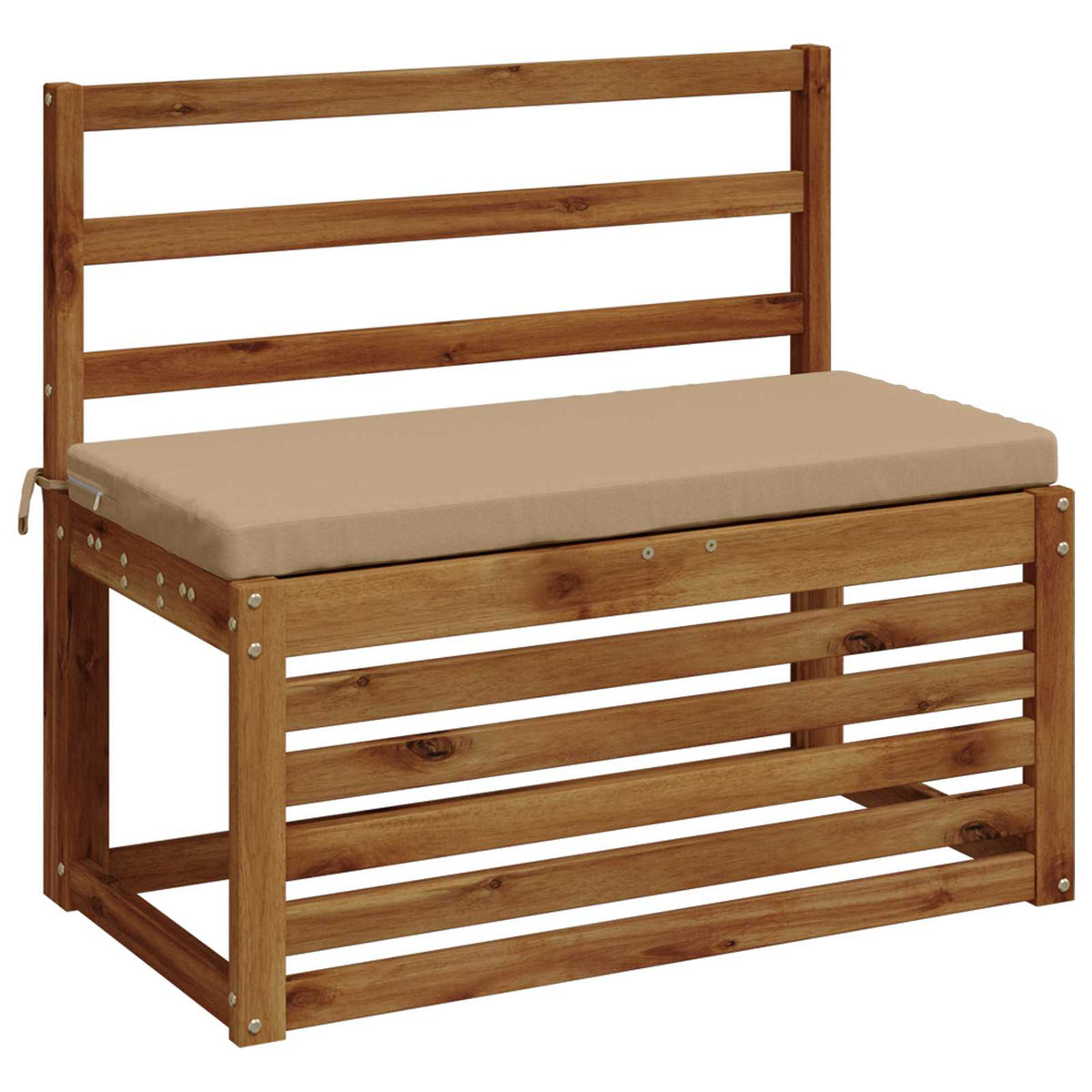 vidaXL 2-Piece Bench Cushions SOEST 2 pcs 100% Polyester Sand