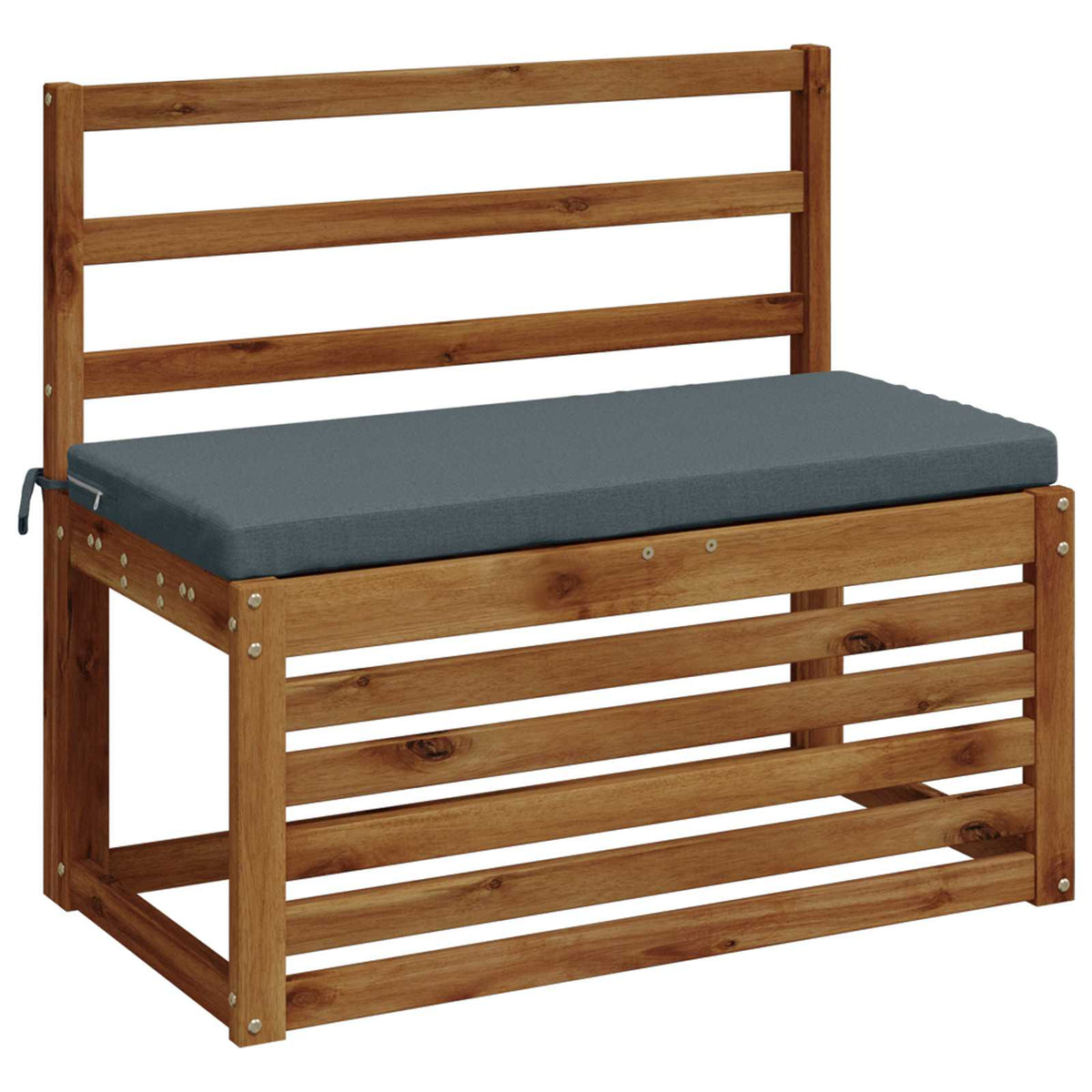 vidaXL Bench Cushion SOEST 100% Polyester Blue 60 x 40 x 5 cm