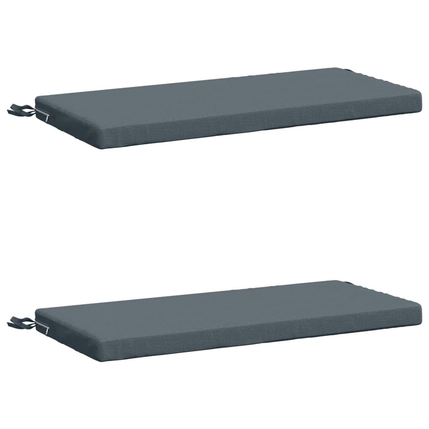 vidaXL 2-Piece Bench Cushions SOEST 2 pcs 100% Polyester Blue