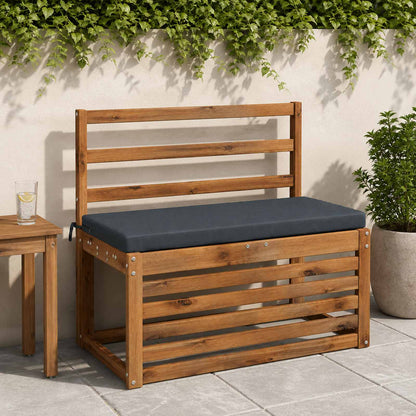 vidaXL Bench Cushions SOEST 2 pcs 100% Polyester Dark Blue