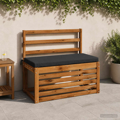 vidaXL Bench Cushion SOEST 100% Polyester Dark Blue 80 x 40 x 5 cm