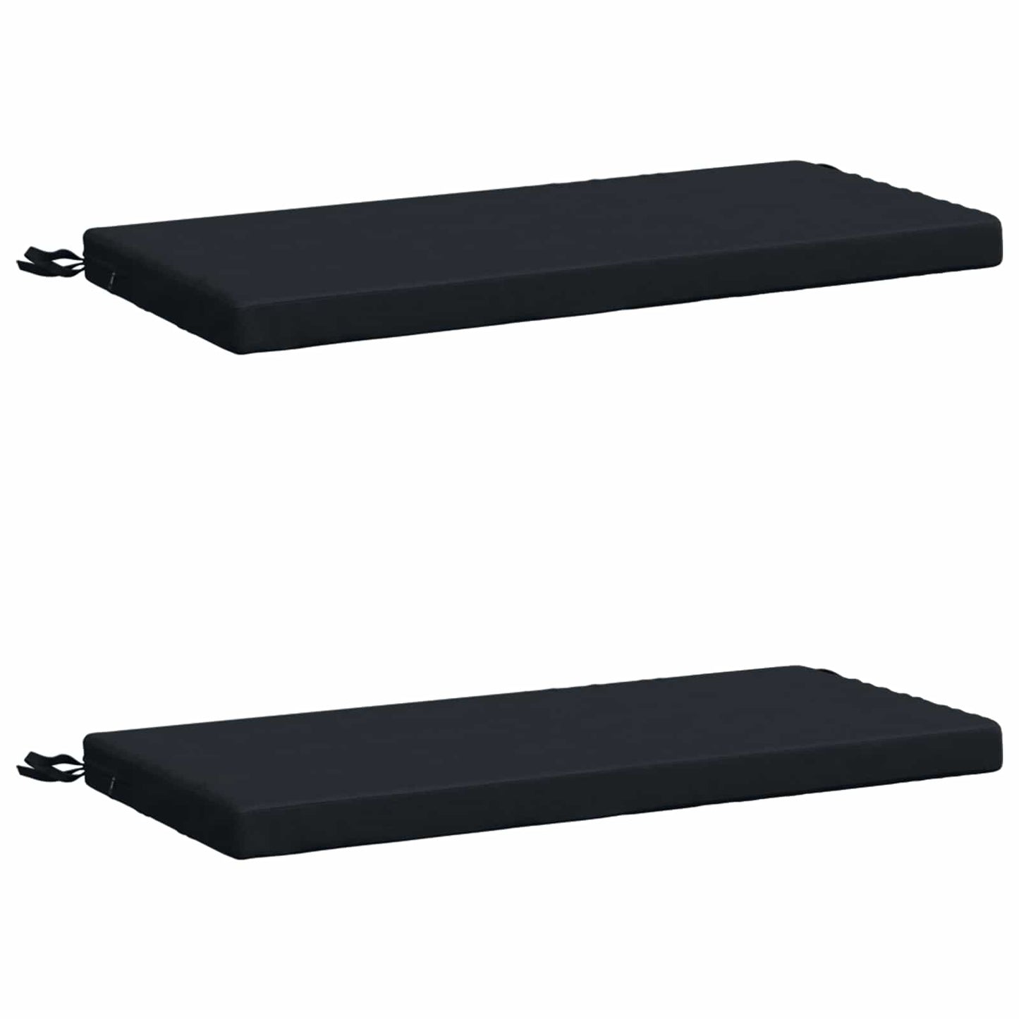 vidaXL 2-Piece Bench Cushions SOEST 2 pcs 100% Polyester Dark Blue