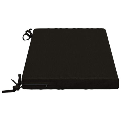 vidaXL Bench Cushion SOEST 100% Polyester Black 60 x 40 x 5 cm