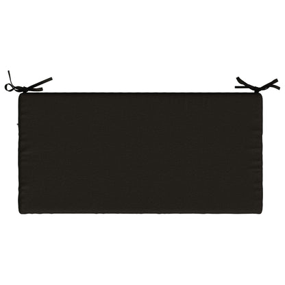 vidaXL Bench Cushion SOEST 100% Polyester Black 60 x 40 x 5 cm