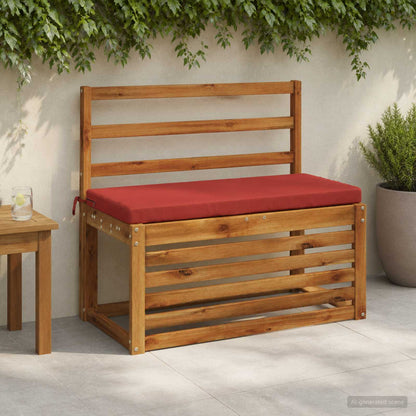 vidaXL 2-Piece Bench Cushions SOEST 2 pcs 100% Polyester Red