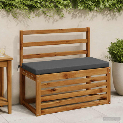 vidaXL Bench Cushion SOEST 100% Polyester Anthracite 80 x 40 x 5 cm