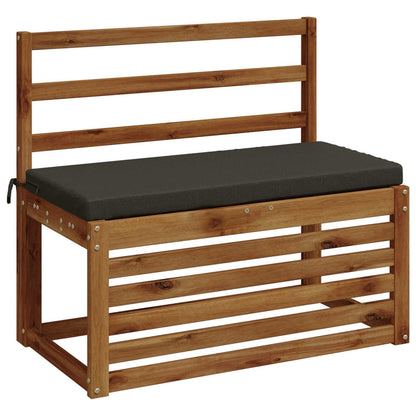 vidaXL 2-Piece Bench Cushions SOEST 2 pcs 100% Polyester Anthracite