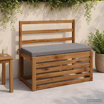 vidaXL 2-Piece Bench Cushions SOEST 2 pcs 100% Polyester Grey