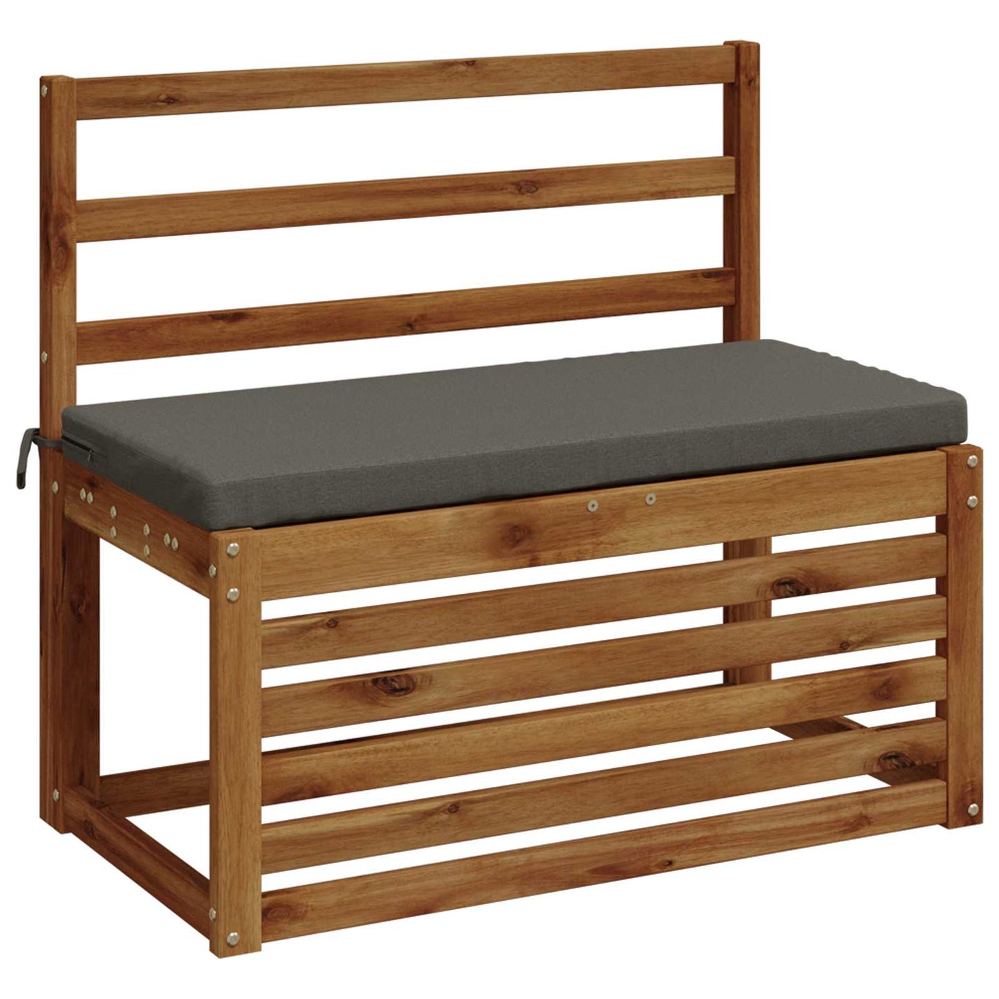 vidaXL Bench Cushion SOEST 100% Polyester Grey 60 x 40 x 5 cm