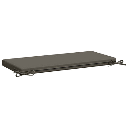 vidaXL 2-Piece Bench Cushions SOEST 2 pcs 100% Polyester Grey