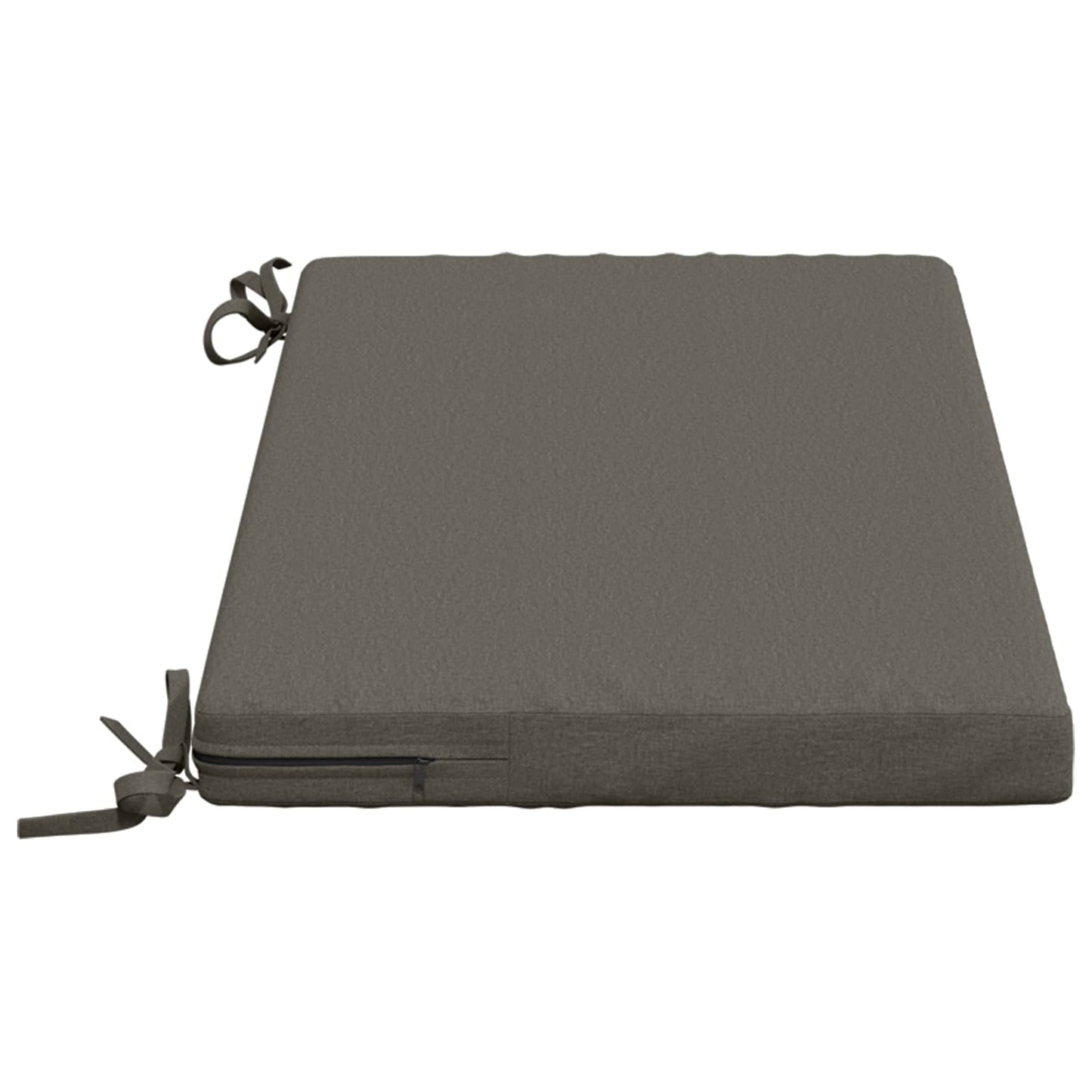 vidaXL 2-Piece Bench Cushions SOEST 2 pcs 100% Polyester Grey