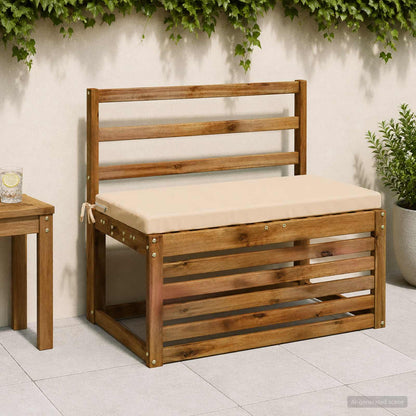 vidaXL 2-Piece Bench Cushions SOEST 2 pcs 100% Polyester Cream