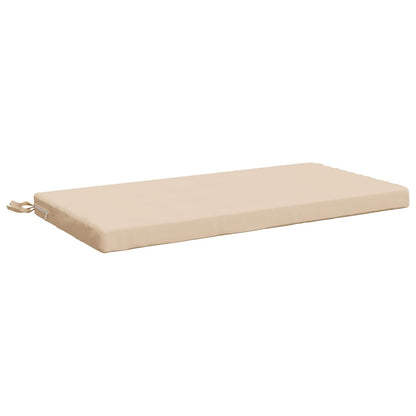 vidaXL 2-Piece Bench Cushions SOEST 2 pcs 100% Polyester Cream