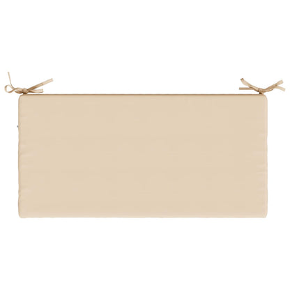 vidaXL 2-Piece Bench Cushions SOEST 2 pcs 100% Polyester Cream