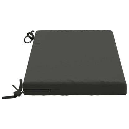 vidaXL Bench Cushion SOEST 100% Polyester Anthracite 60 x 40 x 5 cm