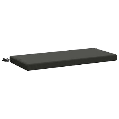 vidaXL 2-Piece Bench Cushions SOEST 2 pcs 100% Polyester Anthracite