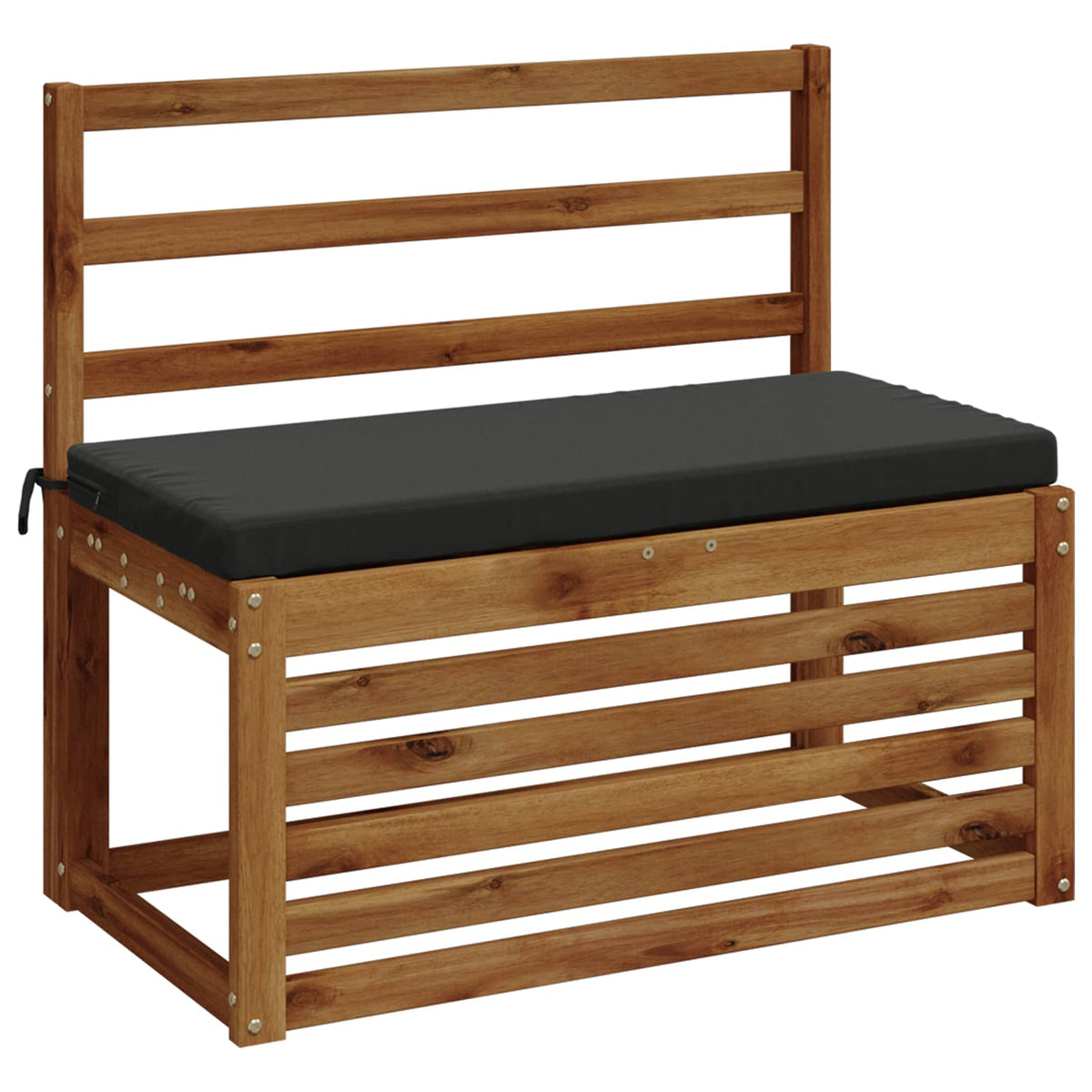 vidaXL 2-Piece Bench Cushions SOEST 2 pcs 100% Polyester Anthracite