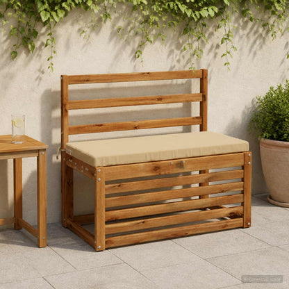 vidaXL Bench Cushion SOEST 100% Polyester Beige 80 x 40 x 5 cm