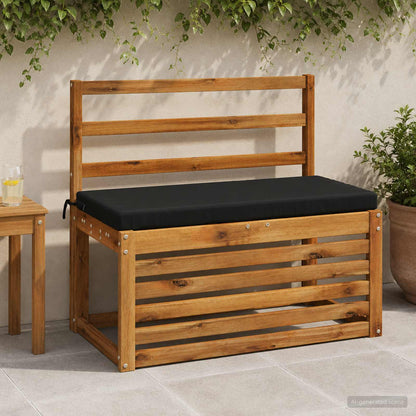 vidaXL 2-Piece Bench Cushions SOEST 2 pcs 100% Polyester Black