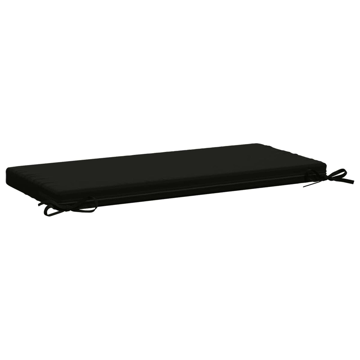 vidaXL Bench Cushion SOEST 100% Polyester Black 60 x 40 x 5 cm