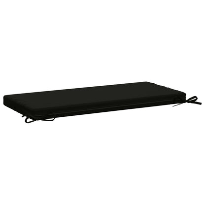 vidaXL Bench Cushion SOEST 100% Polyester Black 60 x 40 x 5 cm