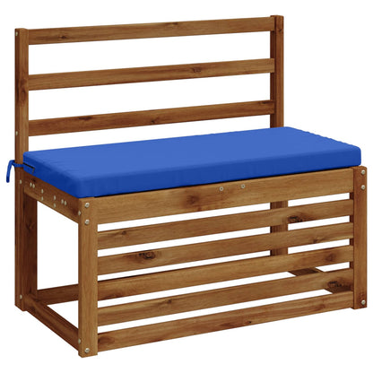 vidaXL 2-Piece Bench Cushions SOEST 2 pcs 100% Polyester Royal Blue