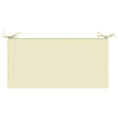vidaXL Bench Cushion SOEST 100% Polyester Cream 60 x 40 x 5 cm