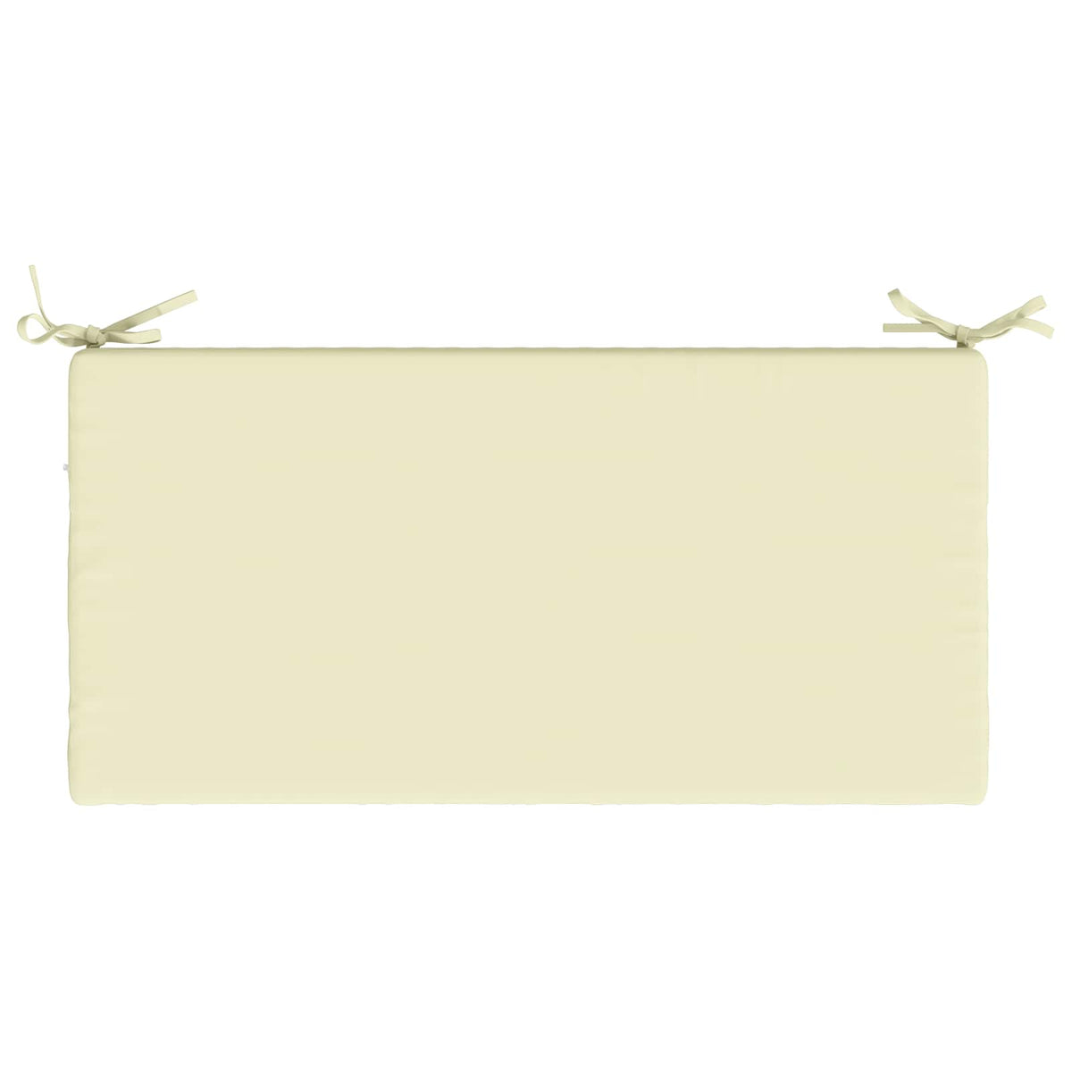 vidaXL 2-Piece Bench Cushions SOEST 2 pcs 100% Polyester Cream