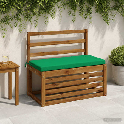 vidaXL Bench Cushion SOEST 100% Polyester Green 60 x 40 x 5 cm