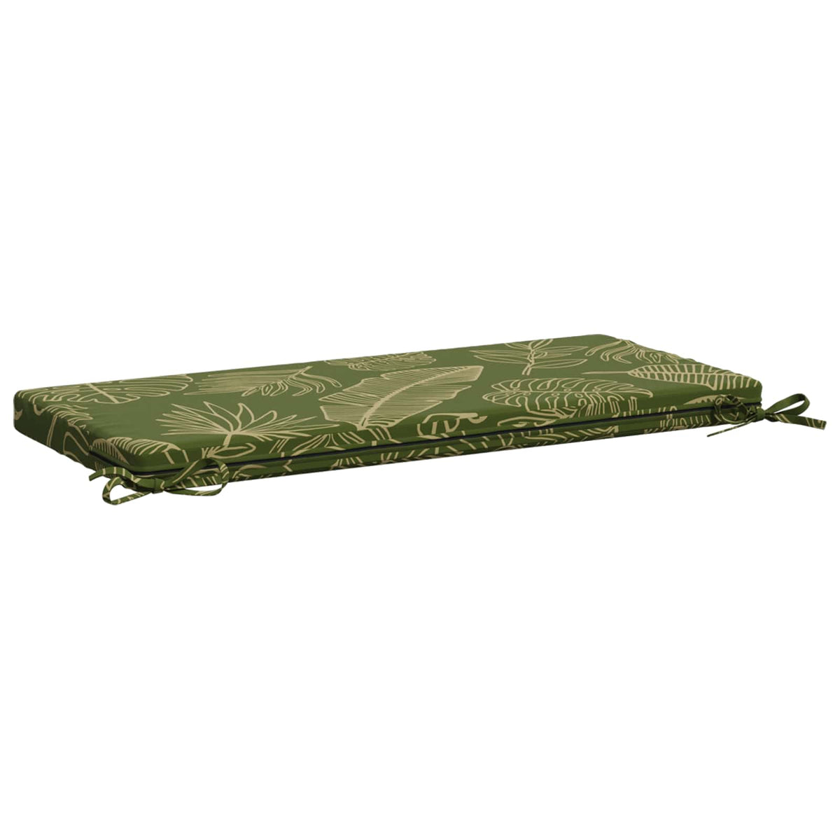 vidaXL 2-Piece Bench Cushions SOEST 2 pcs 100% Polyester Leaf Design