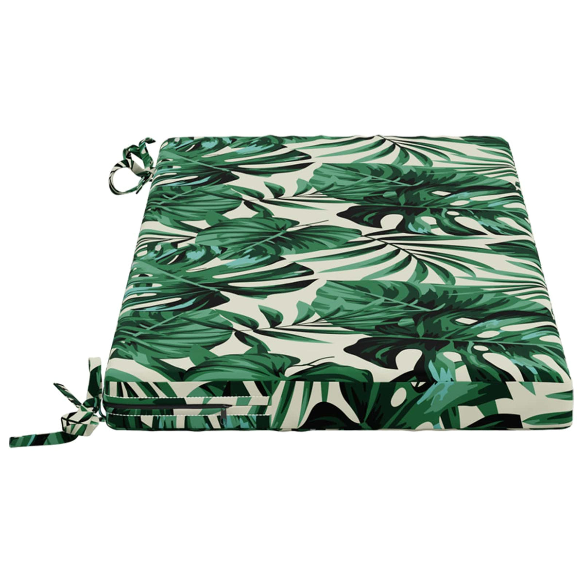vidaXL 2-Piece Bench Cushions SOEST 2 pcs 100% Polyester Leaf Pattern