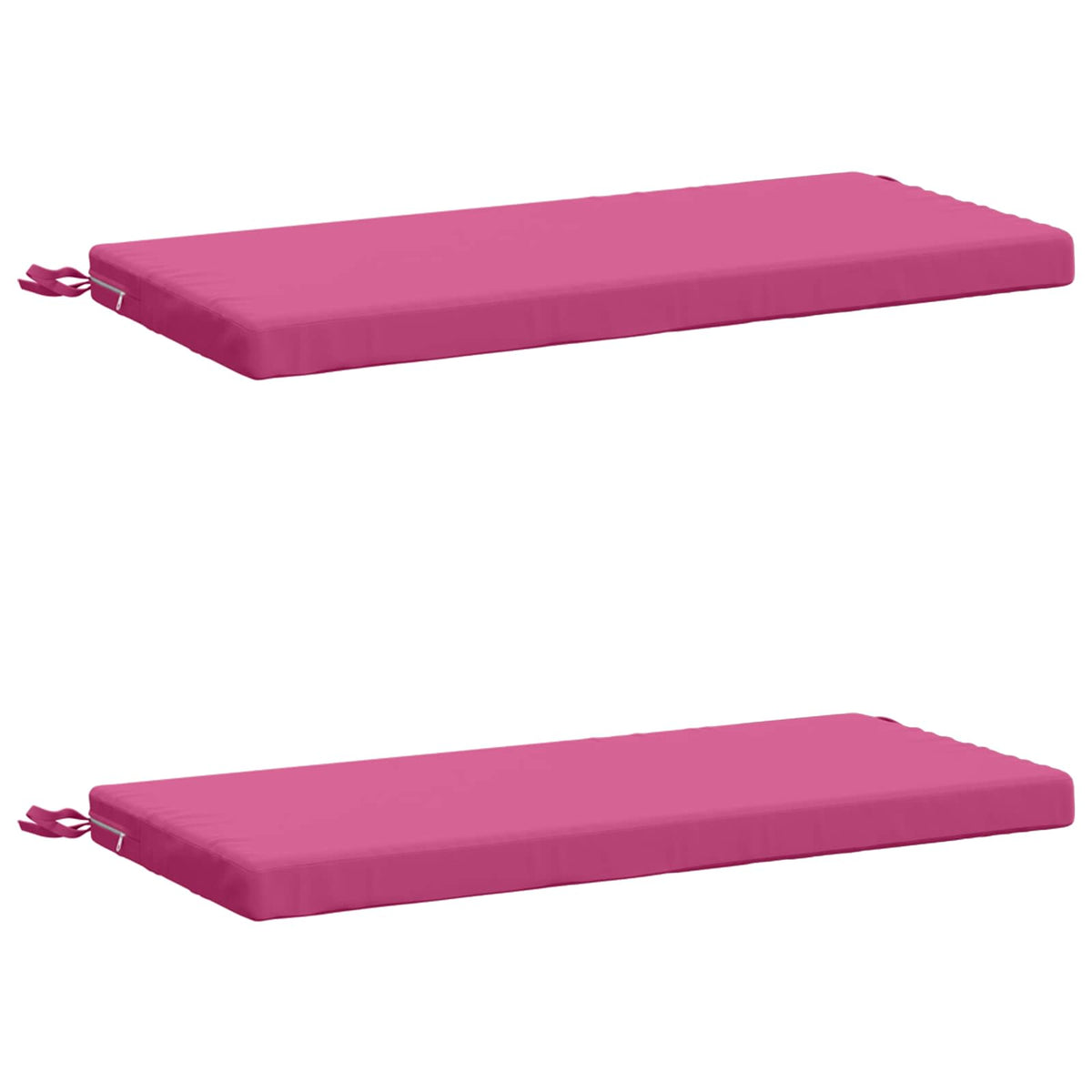 vidaXL 2-Piece Bench Cushions SOEST 2 pcs 100% Polyester Pink