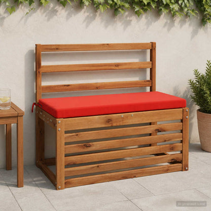 vidaXL Bench Cushion SOEST 100% Polyester Red 80 x 40 x 5 cm