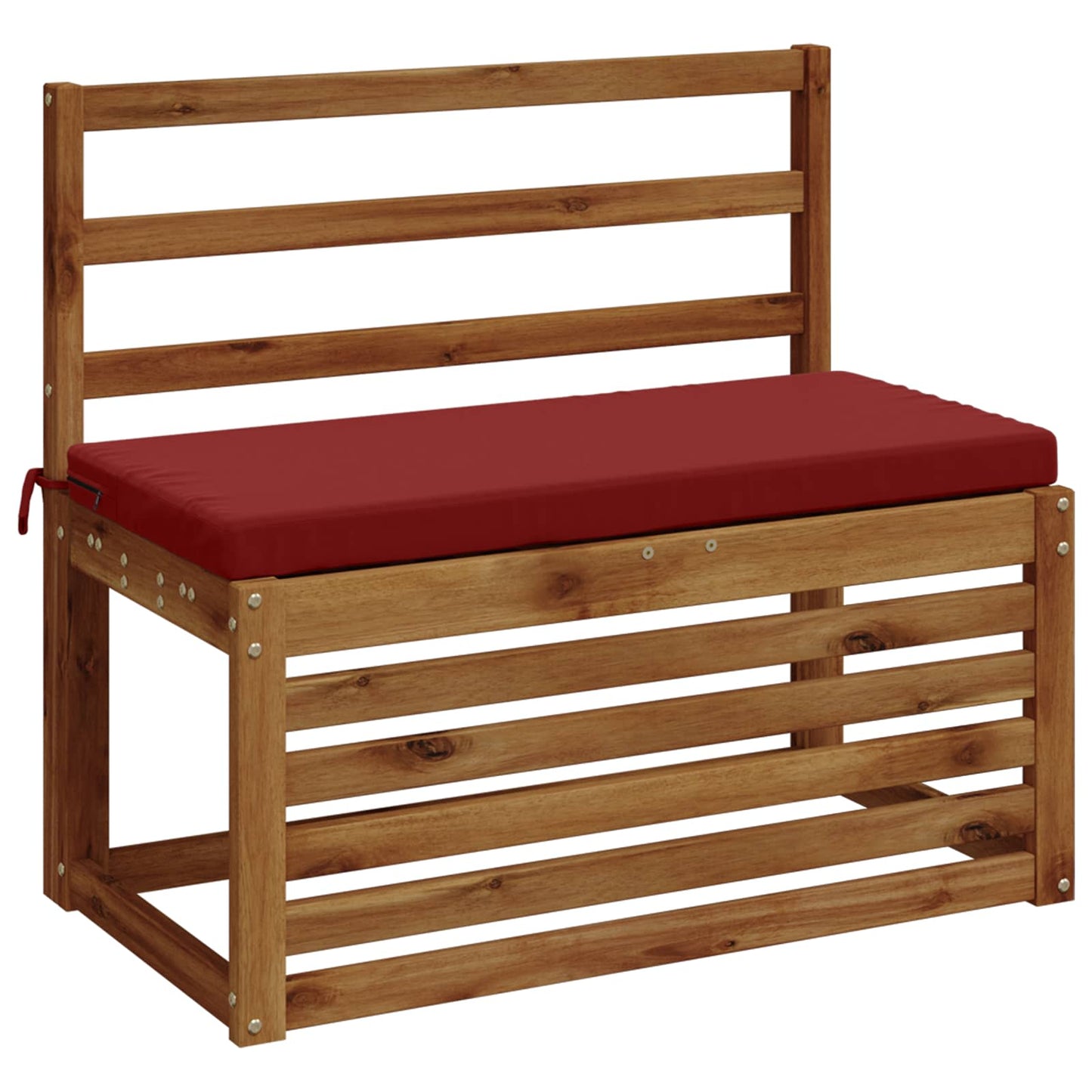 vidaXL Bench Cushion SOEST 100% Polyester Wine Red 60 x 40 x 5 cm