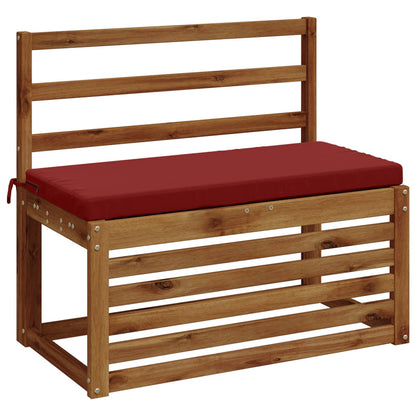 vidaXL Bench Cushion SOEST 100% Polyester Wine Red 60 x 40 x 5 cm