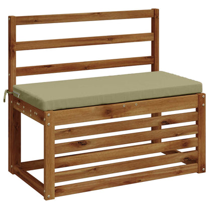 vidaXL Bench Cushion SOEST 100% Polyester Light Green 80 x 40 x 5 cm